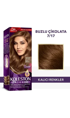 Koleston Intense Saç Boyası 7/17 Buzlu Çikolata - Salon Kalitesi