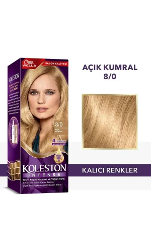 Koleston Intense Saç Boyası 8/0 Açık Kumral - Salon Kalitesi