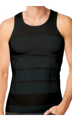 Korseli Erkek Atlet - 500 Siyah