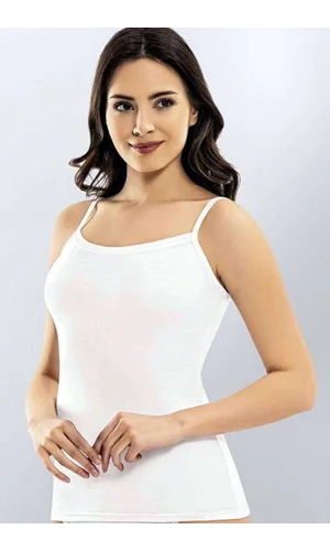 Kota Bayan İp Askılı Beyaz Atlet 6091