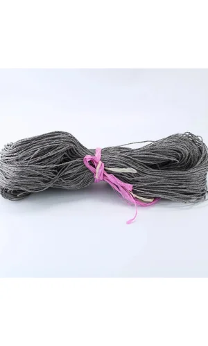 Koyu Gri Renk Çile Kağıt İp Çanta Ipi Supla Ipi  No:53 - (550-600 gr)