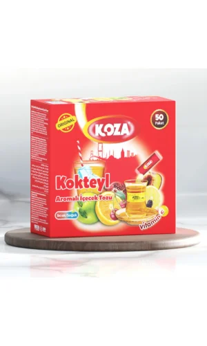 Koza Tek İçimlik Kokteyl Aromalı Toz İçecek 50li