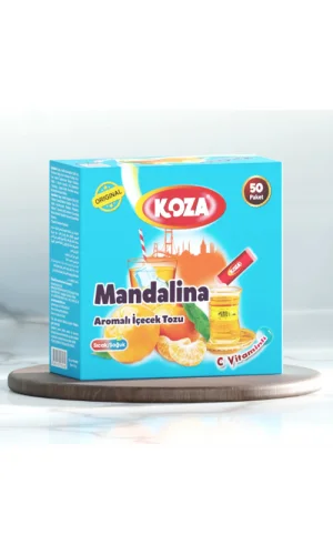 Koza Tek İçimlik Mandalina Aromalı Toz İçecek 50li