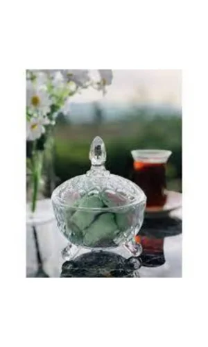 Kristal Şekerlik Desenli Ayaklı Royaleks-81196