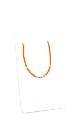 Kum Boncuk Halhal - Turuncu