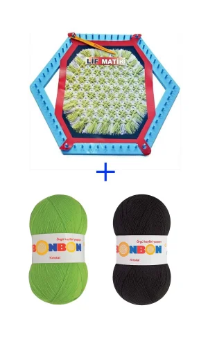 Lifmatik Lif Örme Seti Dokuma Tezgahı ve Lif İpi S2