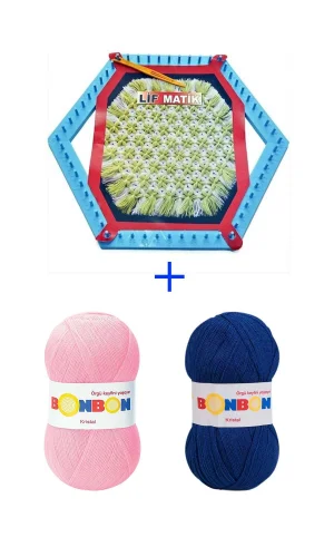 Lifmatik Lif Örme Seti Dokuma Tezgahı ve Lif İpi S6