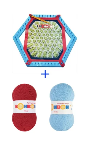 Lifmatik Lif Örme Seti Dokuma Tezgahı ve Lif İpi S8