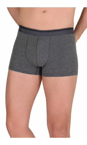 Likralı Erkek Büyük Beden Boxer Şort Füme 1097B