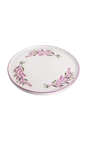 Lila Lavantalı Servis Tabağı 1 Adet Royaleks-BLS2351