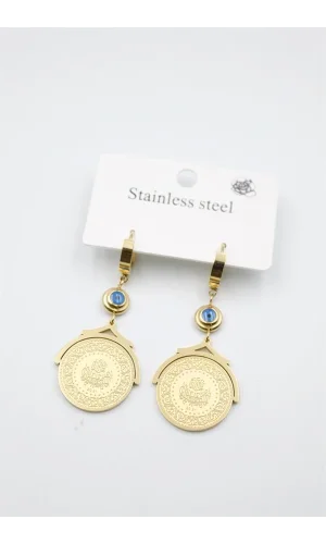 Lira Nazar Küpe - Altın