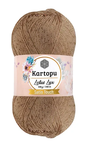 Lotus Lux Bikini Büstiyer Bluz Simli Örgü İpi K837 Ten