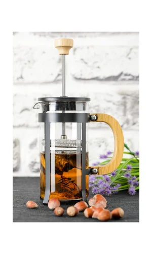 Lüx Cam 350 ml French Press Siyah