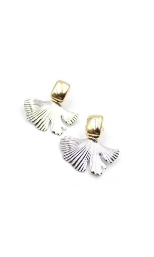 Mantar Küpe - Gümüş