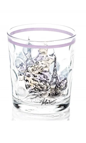 Meşrubat Bardağı Paris Desenli 1 Adet Royaleks-SGM08603