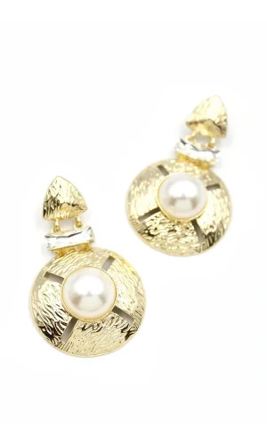 Metal Küpe - Altın