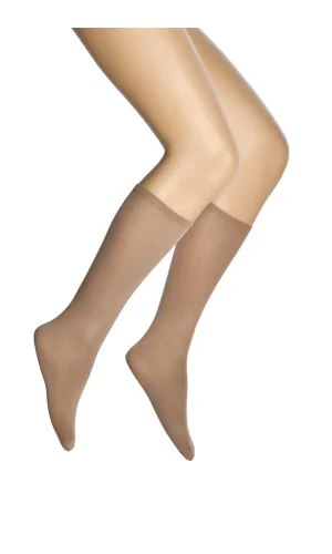 Mikro 70 Dizaltı Kadın Çorap Bronz 38