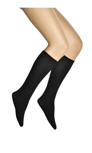 Mikro 70 Dizaltı Kadın Çorap Siyah 500