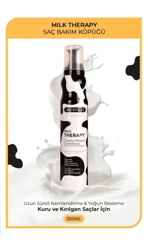 Milk Therapy Kremsi Saç Bakım Köpük 200 ML - Besleyici Koruyucu - mrfs