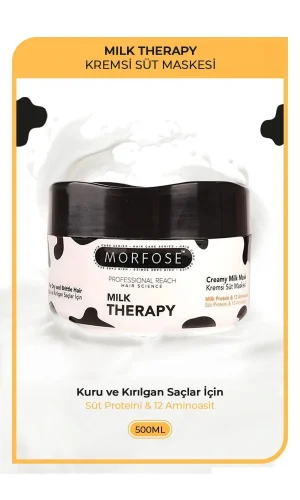 Milk Therapy Kremsi Süt Maskesi 500 ML - Bakım ve Canlılık - mrfs
