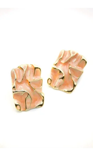 Mineli Küpe - Pembe