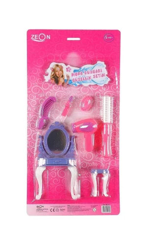 Moda Rüzgarı Masalı Tabureli Güzellik Seti 50x30 cm 7 parça