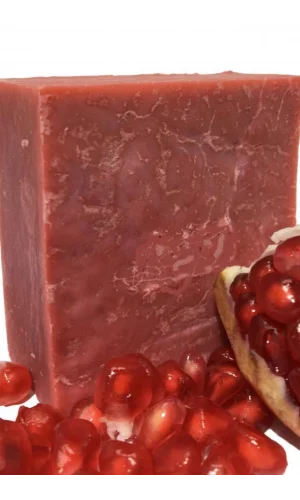 Nar Sabunu Hatay El Yapımı %100 Organik Doğal Sabun 1 Kalıp 130 Gram