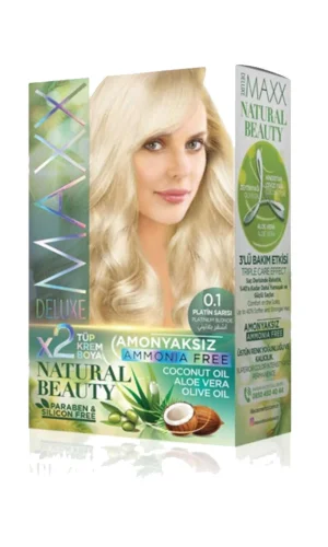 Natural Beauty Amonyaksız Saç Boyası 0.1 Platin Sarısı