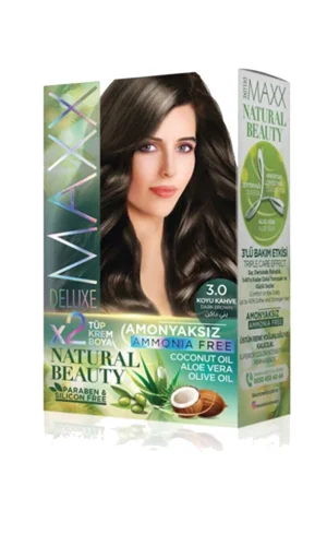 Natural Beauty Amonyaksız Saç Boyası 3.0 Koyu Kahve