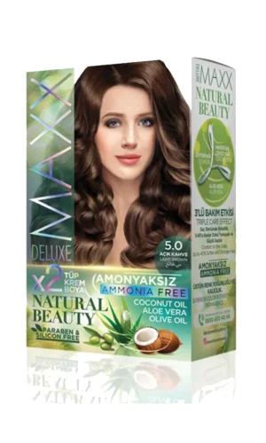 Natural Beauty Amonyaksız Saç Boyası 5.0 Açık Kahve