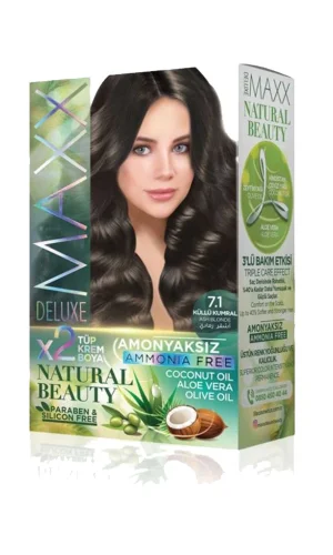Natural Beauty Amonyaksız Saç Boyası 7.1 Küllü Kumral