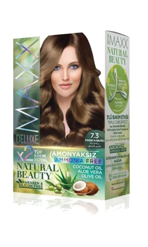 Natural Beauty Amonyaksız Saç Boyası 7.3 Fındık Kabuğu