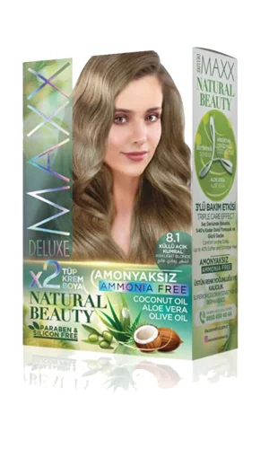 Natural Beauty Amonyaksız Saç Boyası 8.1 Küllü Açık Kumral