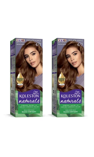 Naturals Saç Boyası Çikolata Kahve 6/7 2x Paket