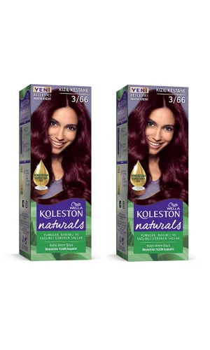 Naturals Saç Boyası Kızıl Kestane 3/66 2x Paket