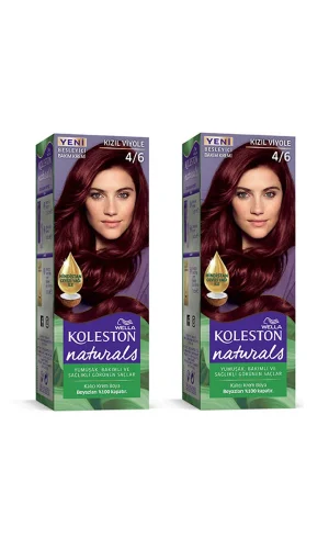 Naturals Saç Boyası Kızıl Viyole 4/6 2x Paket