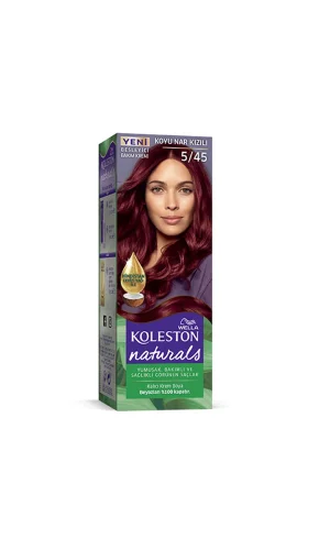 Naturals Saç Boyası Koyu Nar Kızılı 5/45