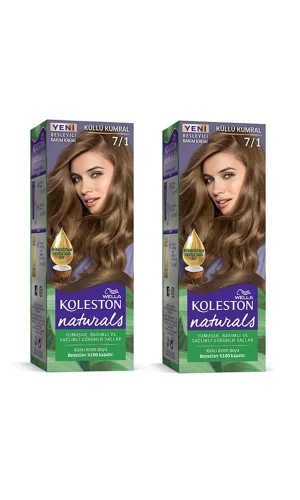 Naturals Saç Boyası Küllü Kumral 7/1 2x Paket