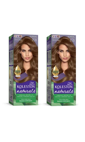 Naturals Saç Boyası Kumral 7/0 2x Paket