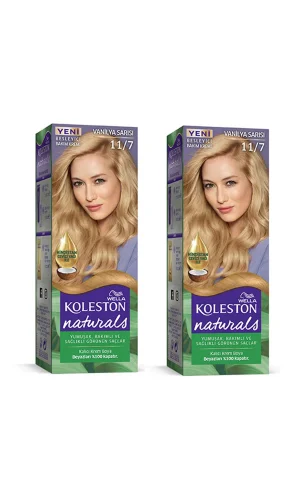 Naturals Saç Boyası Vanilya Sarısı 11/7 2x Paket