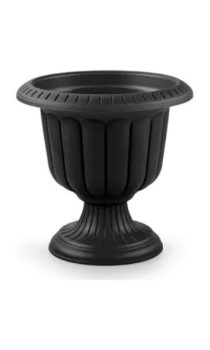 Nergis Ayaklı Saksı 48 Cm Antrasit 2 No 3 Lt. Royaleks-N002