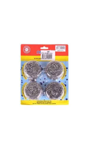 Nerox Çelik Top Tel Ovma Teli 4 Lü Blister Royaleks-NRX-F3004