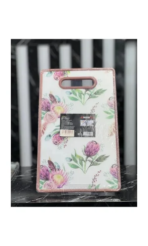 Newlife 130D Model Plastik Desenli Kesim Tahtası