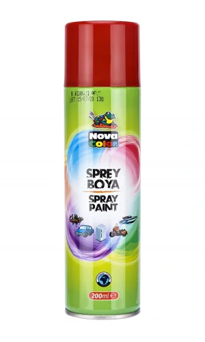 Nova Color Sprey Boya 200 Ml Kırmızı