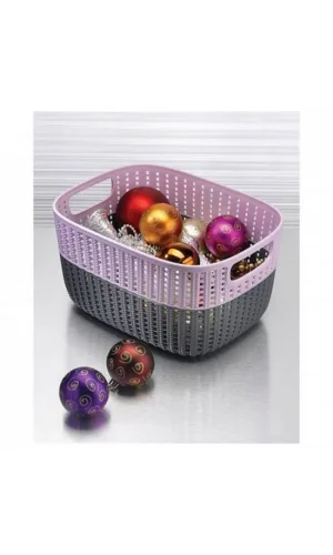 Örgü Desen Sepet 3 Lt Çift RenkStok Royaleks-G649