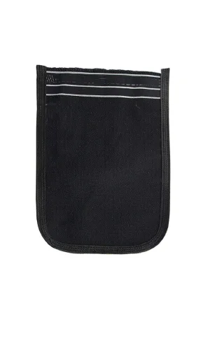 Osmanlı Kalın Siyah Banyo Hamam Kesesi 25x17 Cm