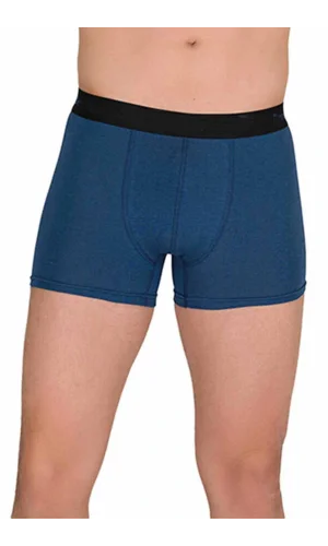 Pamuk Modal Likralı Esnek Erkek Boxer İndigo 4476B