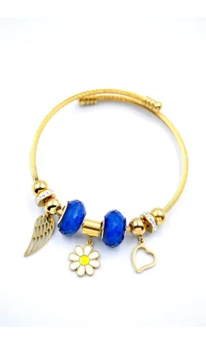 Papatya Charm Bilezik - Altın