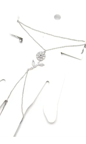 Papatya Şahmeran Bileklik - Gümüş