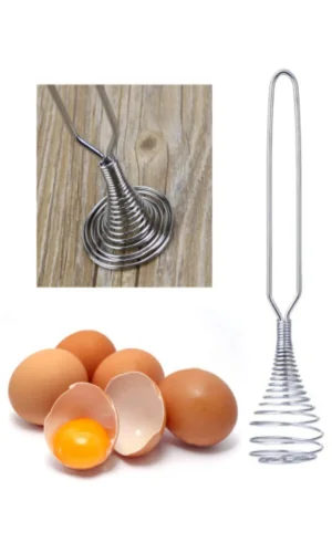 Paslanmaz Metal Mini Yumurta Çırpıcı & Karıştırıcı